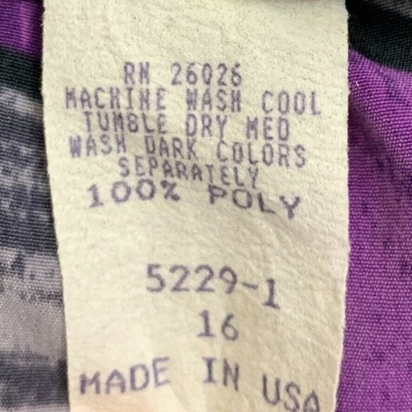 Vintage Skirt Size 16 Robbie Sport Pleated Back Slit Stretch Waist 90s Style - Picture 6 of 6